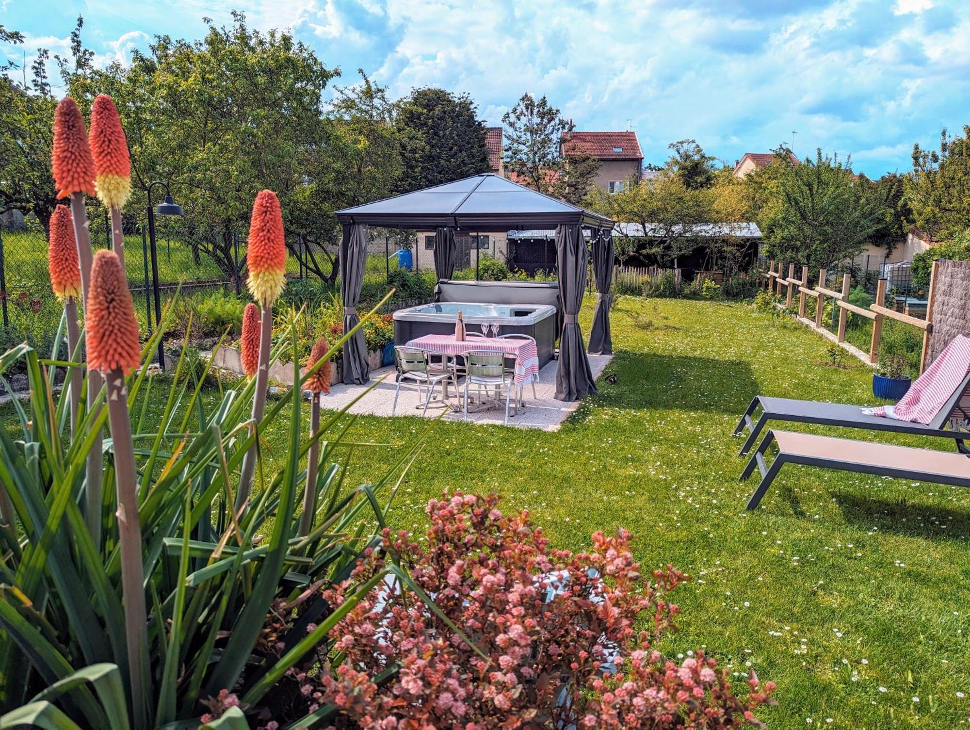 Le Cemarose: Spa, Jardin, Terrasse Et Jolie Vue Au Coeur D'Epernay Exterior photo