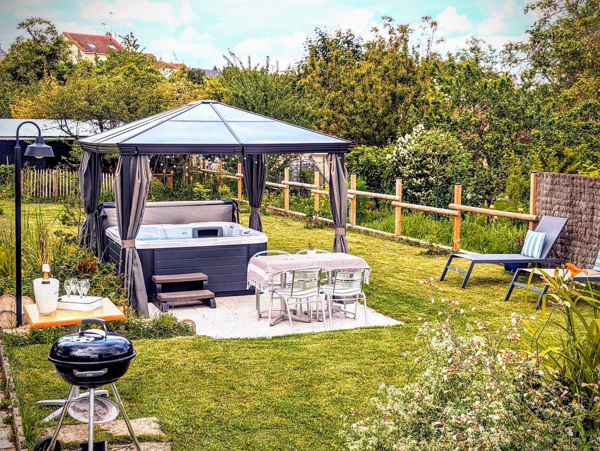 Le Cemarose: Spa, Jardin, Terrasse Et Jolie Vue Au Coeur D'Epernay Exterior photo