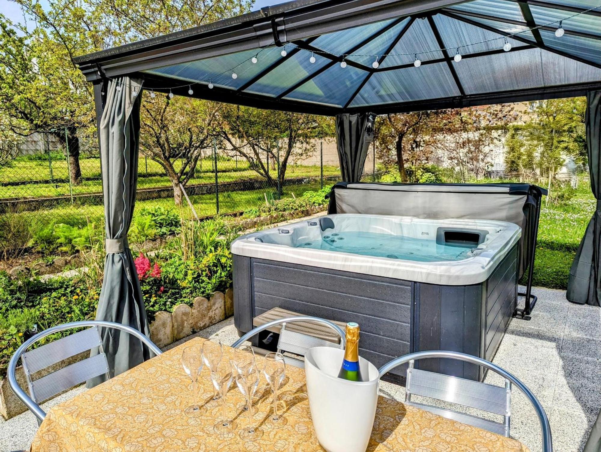 Le Cemarose: Spa, Jardin, Terrasse Et Jolie Vue Au Coeur D'Epernay Exterior photo